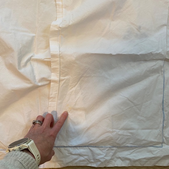 Crate & Barrel Embroidered Pillow Shams (set of 2) - Picture 9 of 9